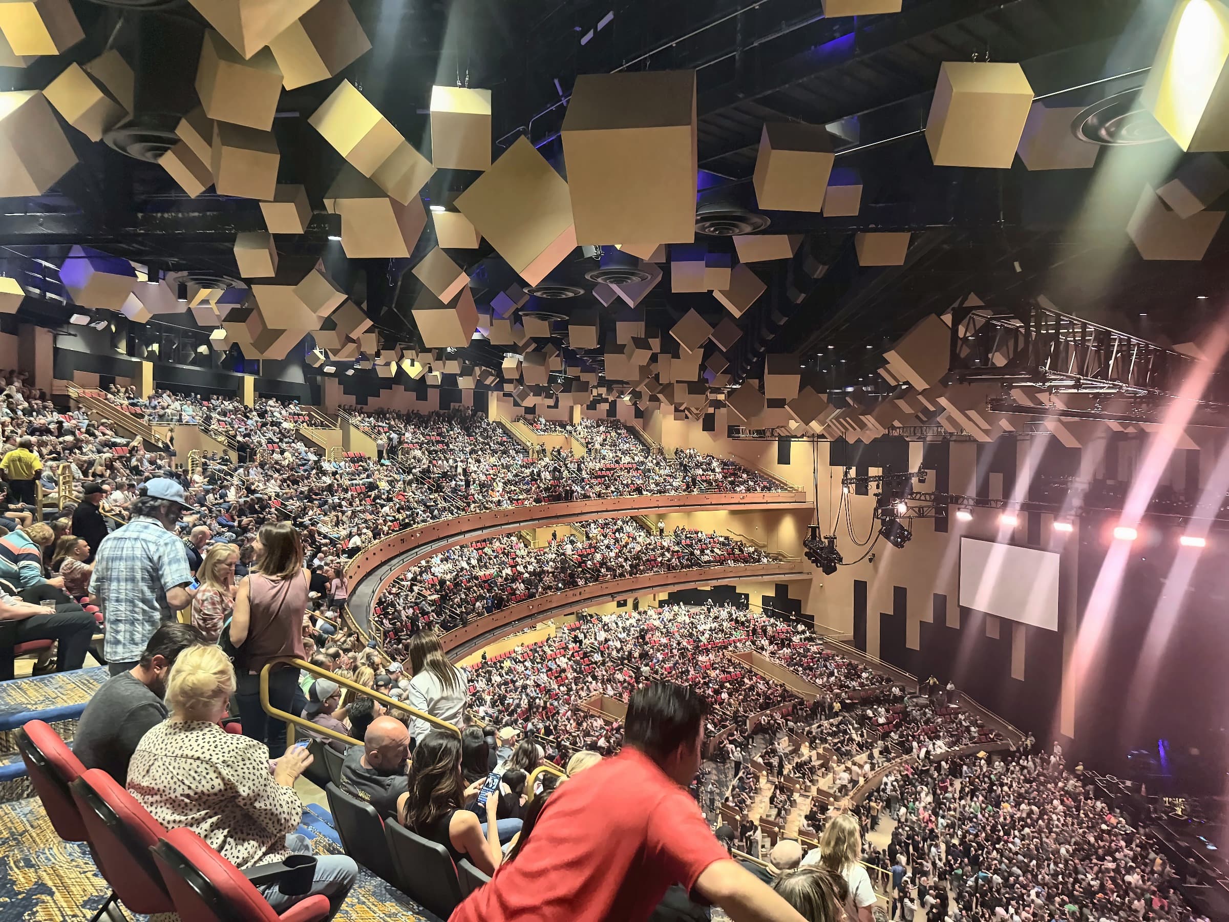 Large-scale event stage and production